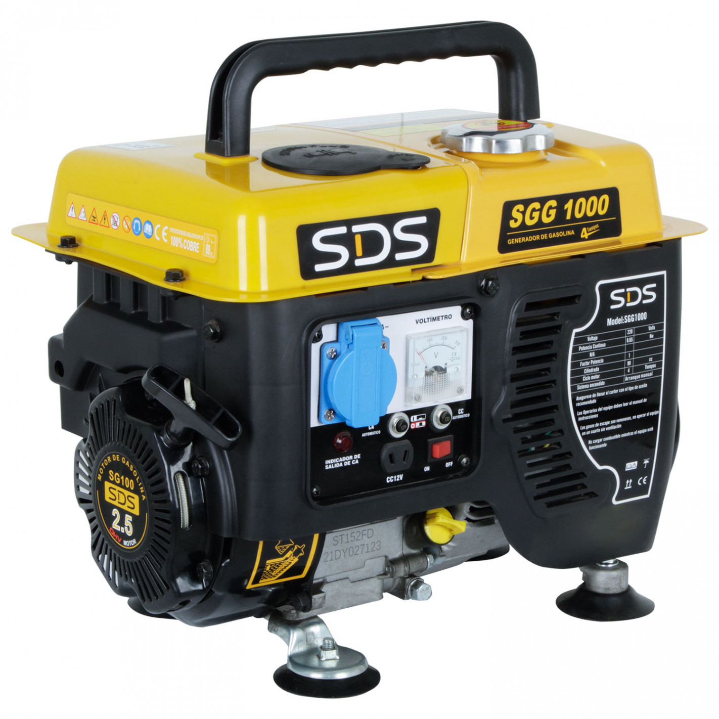 Generador Bencinero 0,8 kW 220V 4 Tiempos – SDS Power SGG1000
